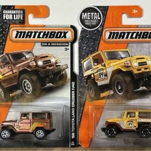 Matchbox 68 Toyota Land Cruiser FJ40 - Yellow and Brown